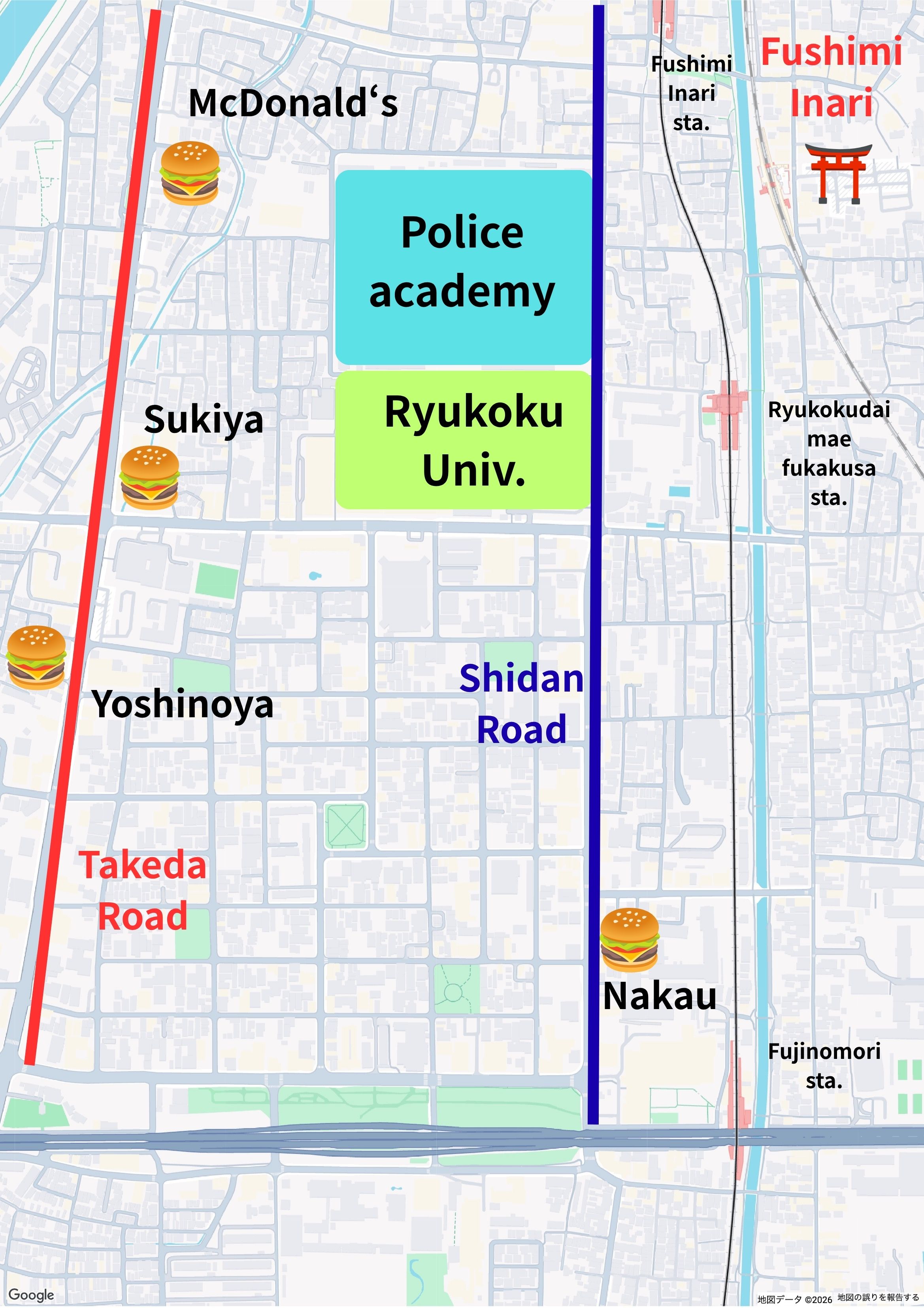 franchise around Fushimi Inari Taisha Shrine