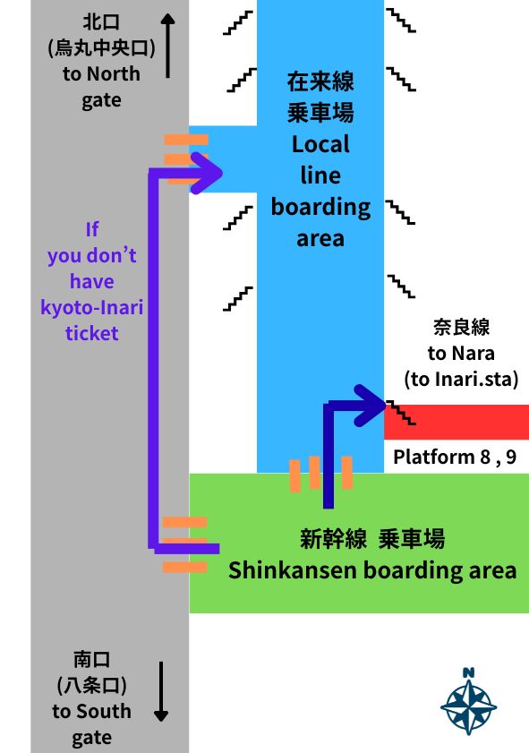  Kyoto Station by Shinkansen